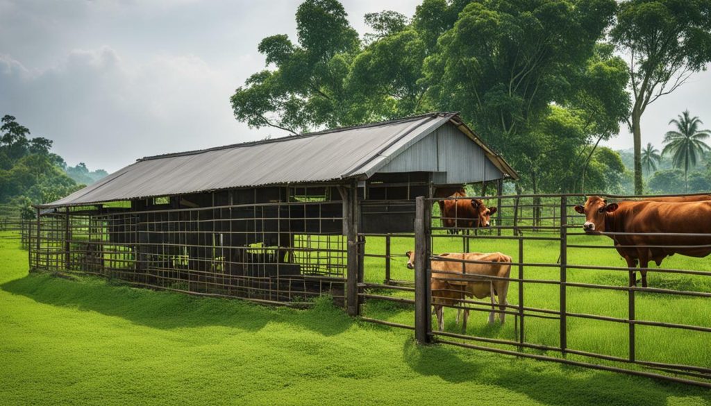 kandang sapi potong